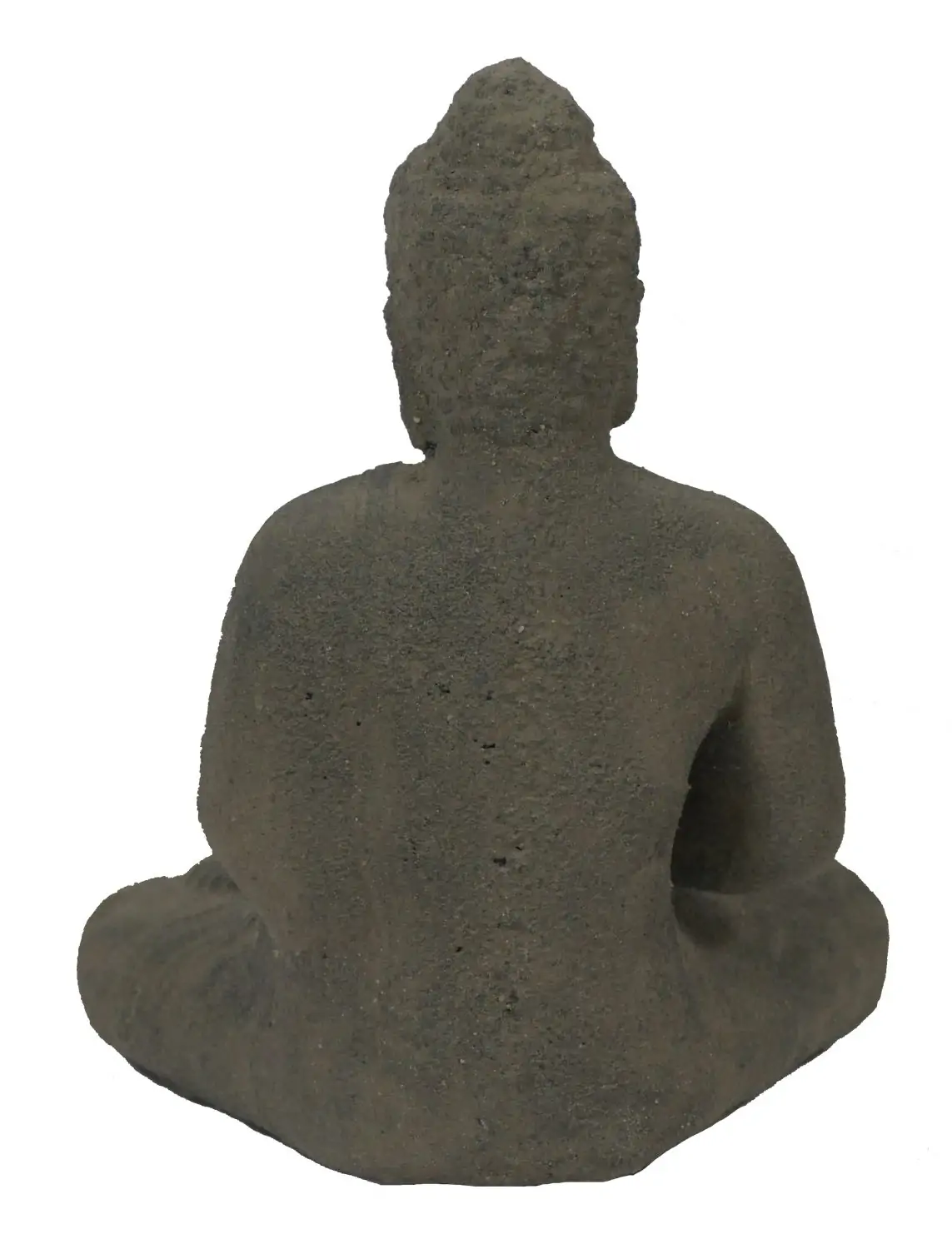 Artikelbild 4 des Artikels “Sitzender Buddha Borobudur, 18cm hoch, aus Lavagestein gegossen, antikisiert “